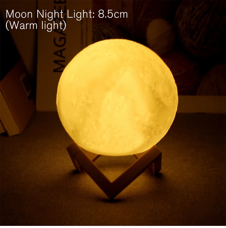 LED Book Light Moon Light Star Lamp DIY Moon Night Light Child Birthday Gift Bedroom Decoration Night Light Atmosphere Lights